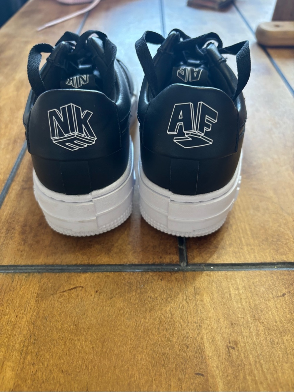 Nike Air Force 1 Low Pixel Black White CK6649-001 - Picture 5 of 7